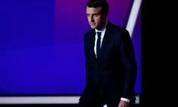 Emmanuel Macron, sur le plateau de France 2, le 20 avril 2017