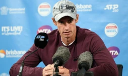 L'Ecossais Andy Murray en conférence de presse, le 28 décembre 2018 à Brisbane