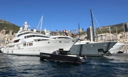 Des yachts dans le port de Monaco en septembre 2018