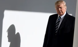 Le président américain Donald Trump à la Maison BLanche à Washington le 27 janvier 2020