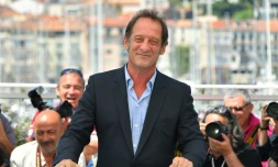 L'acteur français Vincent Lindon, lors d'une séance photo au Festival de Cannes pour le film Rodin, le 24 mai 2017
