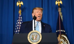 Donald Trump à Mar-a-Lago, à Palm Beach en Floride, le 3 janvier 2020