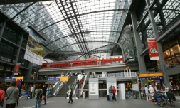 La gare Hauptbahnhof, le 2 août 2007 à Berlin