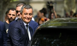 Le ministre de l'Intérieur Gérald Darmanin à Nimes, le 25 août 2023