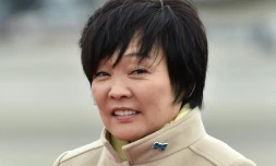 Akie Abe, la femme du Premier ministre japonais Shinzo Abe, le 28 février 2017 à Tokyo
