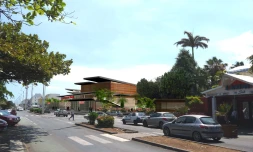 Projet de multiplexe Ciné Grand Sud (Perspective: Agence Namur/Tirot)