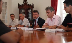 Jeudi 13 Janvier 2011
Point presse sur le comité sécheresse tenu à la préfecture
(Photo Marie Trouvé)