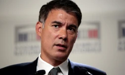 Le président du groupe PS à l'Assemblée nationale Olivier Faure le 22 juin à Paris