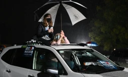 Des partisans de Joe Biden à Philadelphie le 1er novembre 2020