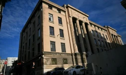 Le palais de justice de Marseille,le 18 mai 2025, à la veille du procès de Félix Bingui, le chef présumé du gang Yoda, poursuivi pour trafic de stupéfiants.