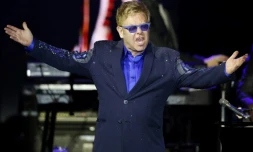 Le chanteur britannique Elton John le 26 juillet 2014 Ă Monaco