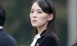 Photo prise le 2 mars 2019 à Hanoï de Kim Yo Jong, soeur du dirigeant nord-coréen Kim Jong Un