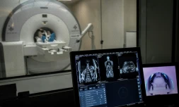 Depistage d'un cancer sur un patient avec un IRM, le 5 juin 2019 à l'hÎpital Mondor à Créteil