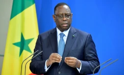Le président sénégalais Macky Sall, le 27 janvier 2020 à Berlin