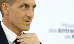 Raphaël Glucksmann participe à un débat avec d'autres candidats à l'élection présidentielle, le 27 août 2026 à Paris