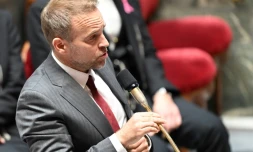 Le ministre de l'Industrie Marc Ferracci à l'Assemblée nationale, le 23 octobre 2024