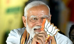 Narendra Modi Ă Chennai le 9 avril 2024