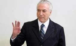 Le président du Brésil Michel Temer, le 12 mai 2017 à Brasilia