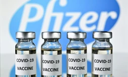 Des ampoules de vaccin contre le Covid-19 du laboratoire Pfizer, le 17 novembre 2020