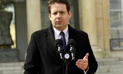 Le ministre de l'Intérieur Matthias Fekl, ici le 5 avril 2017 à Paris, a fait fermer la mosquée pour "incitation au jihad"