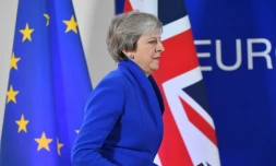 Theresa May (ici le 25 novembre 2018 à Bruxelles) a décidé de reprendre les discussions avec les membres de l'Union européenne