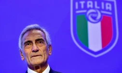 Le président de la Fédération italienne de football Gabriele Gravina