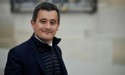 Le ministre des Comptes publics, Gérald Darmanin, à la sortie du Conseil des ministres, le 24 octobre à Paris