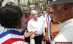 Gilbert Annette (PS) et Elie Hoarau (PCR)