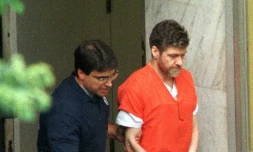 Theodore Kaczynski, surnommé "Unabomber", en 1998 à Sacramento, en Californie