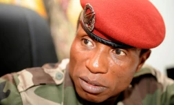 Moussa Dadis Camara à Conakry, le 30 septembre 2009