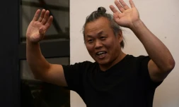 Le réalisateur sud-coréen Kim Ki-duk à Venice,  le 31 août 2016