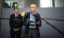 Albrecht Glaser de l'AfD au Bundestag à Berlin, le 23 octobre 2017