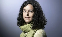 Manon Aubry tête de liste de La France Insoumise (LFI), à Paris, le 9 janvier 2019
