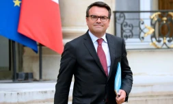 Alors secrétaire d'Etat au Commerce extérieur, Thomas Thevenoud à l'Elysée le 27 août 2014