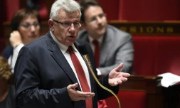 Le secrétaire d'Etat français au Budget Christian Eckert à l'Assemblée nationale à Paris, le 7 octobre 2015