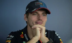 Max Verstappen durant un entretien avec l'AFP Ă Mexico le 24 octobre 2024