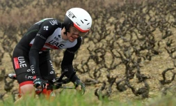 Jan Polanc, le 8 mars 2017 lors du Paris-Nice au Mont Brouilly