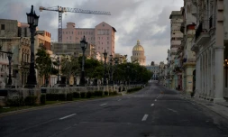 Une vue de La Havane (Cuba), où un couvre-feu a été imposé en raison du coronavirus, le 1er septembre 2020