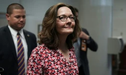 Gina Haspel, candidate de Donald Trump pour diriger la CIA en mai 2018 Ă Washington