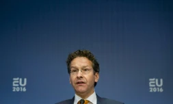 Le président de l'Eurogroupe, Jeroen Dijsselbloem, à Amsterdam le 22 avril 2016