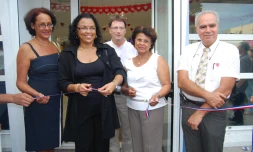 Inauguration du bureau de Poste de Saint-Pierre (Photo D.R.)