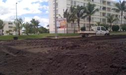 Mercredi 16 février 2011 - Aménagement d'un espace "plage" au Chaudron (Saint-Denis)
