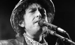 Bob Dylan, le 3 juin 1984, à Munich (Allemagne) 