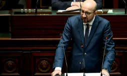 Le Premier ministre belge Charles Michel à Bruxelles, le 19 novembre 2015