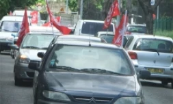 Opération escargot le 25 février 2011, à l'appel de la CGTR-EDF