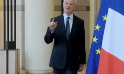 Bruno Le Maire au ministĂšre de l'Economie et des Finances Ă Paris, le 31 octobre 2019