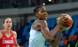 La Française Sandrine Gruda lors des JO de Rio, le 16 août 2016