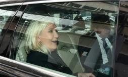 Marine Le Pen le 20 octobre 2015 à Lyon