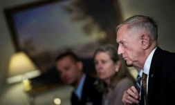 Le ministre américain de la Défense, James Mattis, le 7 juillet 2017 à Washington