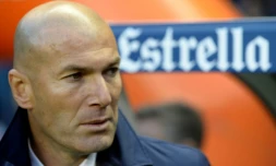 Zinédine Zidane à Madrid le 26 avril 2017